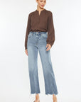 Kancan High Rise Slim Wide Leg Jeans - Little Miss Vanilla