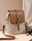 Women's Retro Multi-layer Messenger Mobile Phone Bag