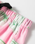 Pink Holiday Resort Short 2pcs Pajama Set - Little Miss Vanilla