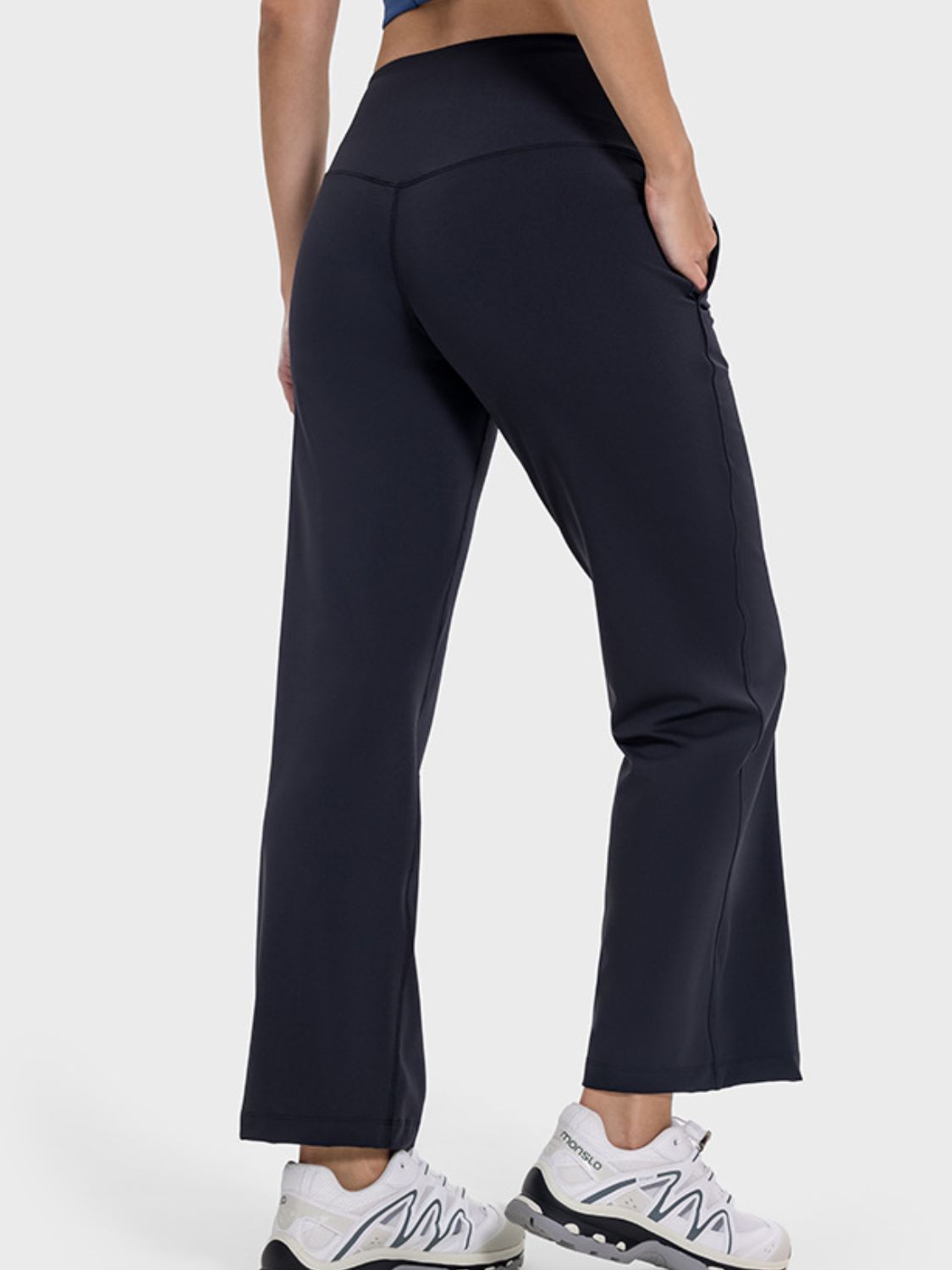 Millennia Pocketed High Waist Active Pants - Little Miss Vanilla