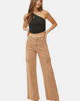 RISEN Full Size High Rise Wide Leg Cargo Jeans - Little Miss Vanilla