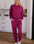 Long Sleeve Pullover and Jogger Pants Lounge Set - Little Miss Vanilla