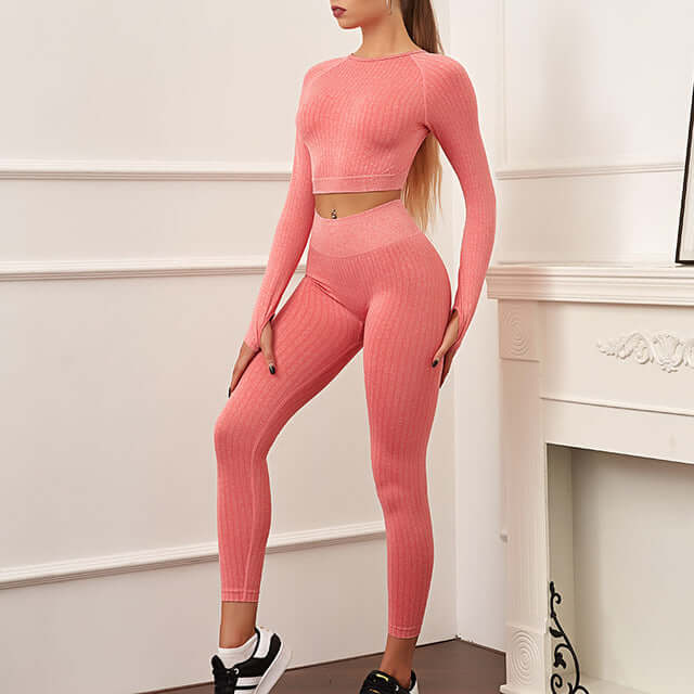 Winter New Women Suits Gym Fitness Leggings