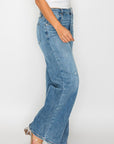 bytos Full Size High Rise Wide Leg Jeans with Pockets - Little Miss Vanilla