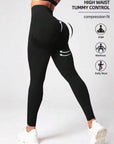 Matte Washed Seamless Yoga High Waist Hip Lift Fitness Pants