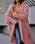 Autumn And Winter Long Thick Sweater Cardigan For Women