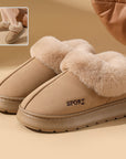 Plush Cotton Shoes For Women Winter Warm Home Slippers Outdoor Snow Boots - Little Miss Vanilla