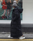 Winter Long Coat Warm Hooded Thickened Parka Jackaet For Women Clothing