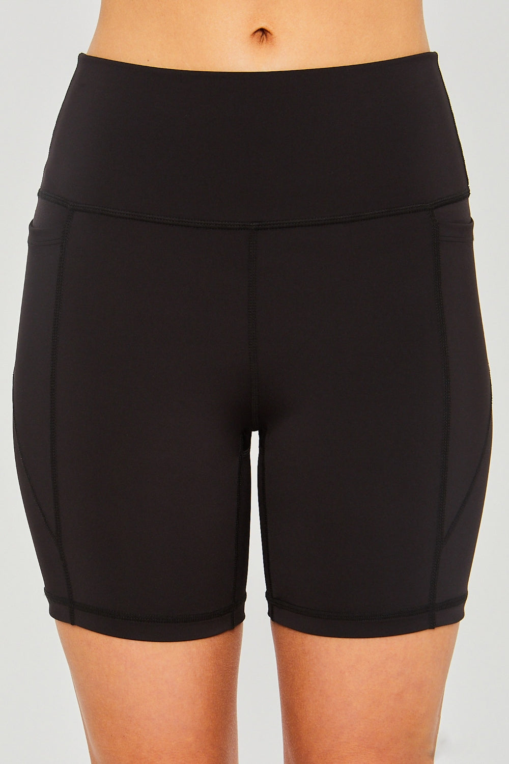 Love Tree High Waist Seam Detail Active Shorts - Little Miss Vanilla