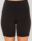 Love Tree High Waist Seam Detail Active Shorts - Little Miss Vanilla