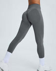 Women's High Waist Hip Lift Fitness Pants Quick-drying Seamless Slim Fit