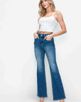 bytos Full Size High Rise Bootcut Jeans with Pockets - Little Miss Vanilla