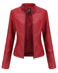 European And American Women's Leather Jackets