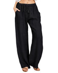 Women's Casual Cotton And Linen Loose Yoga Pants