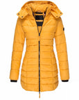 Mid-length Slim-fit Quilted Jacket