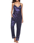 Silk Sling Plus Trousers Two-Piece Comfortable Pajamas