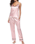 Silk Sling Plus Trousers Two-Piece Comfortable Pajamas