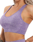 Seamless Yoga Top Fitness Long Sleeve Women Gym Crop Top