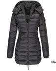 Mid-length Slim-fit Quilted Jacket