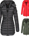 Mid-length Slim-fit Quilted Jacket