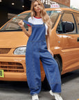 Wide Strap Wide Leg Denim Overalls - Little Miss Vanilla