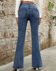 Bootcut Jeans with Pockets - Little Miss Vanilla