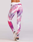 Sexy Red Print Yoga Pants Leggings Women Sport Pants Running Jogging Fitness Yoga Leggings Fitness High Elastic Gym Leggings