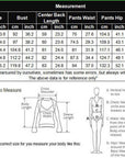 Size measurement chart for Waffle Long Sleeve Pajamas for women, detailing shoulder, sleeve, bust, and pants lengths.