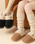 New Plush Slippers For Women Men Winter Warm Home Slipper Indoor Thick-soled Fleece Shoes