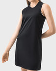 Millennia Round Neck Sleeveless Active Dress - Little Miss Vanilla