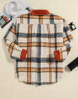 Plus Size Plaid Button Down Jacket - Little Miss Vanilla