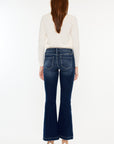 Kancan Mid Rise Button Fly Flare Jeans - Little Miss Vanilla