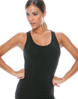 Control Body 212184 Sportliches Tanktop mit BH Nero