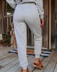 Gray Long Sleeve Pullover and Jogger Pants Lounge Set - Little Miss Vanilla