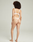 The Sheer Deco Barely There Thong Blush Pink