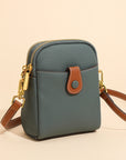 Lychee Pattern Mobile Phone Bag Small High Quality Leather Crossbody Bags For Women Wallet