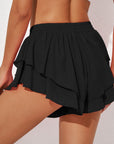 Layered Mid-Rise Waist Active Skirt - Little Miss Vanilla