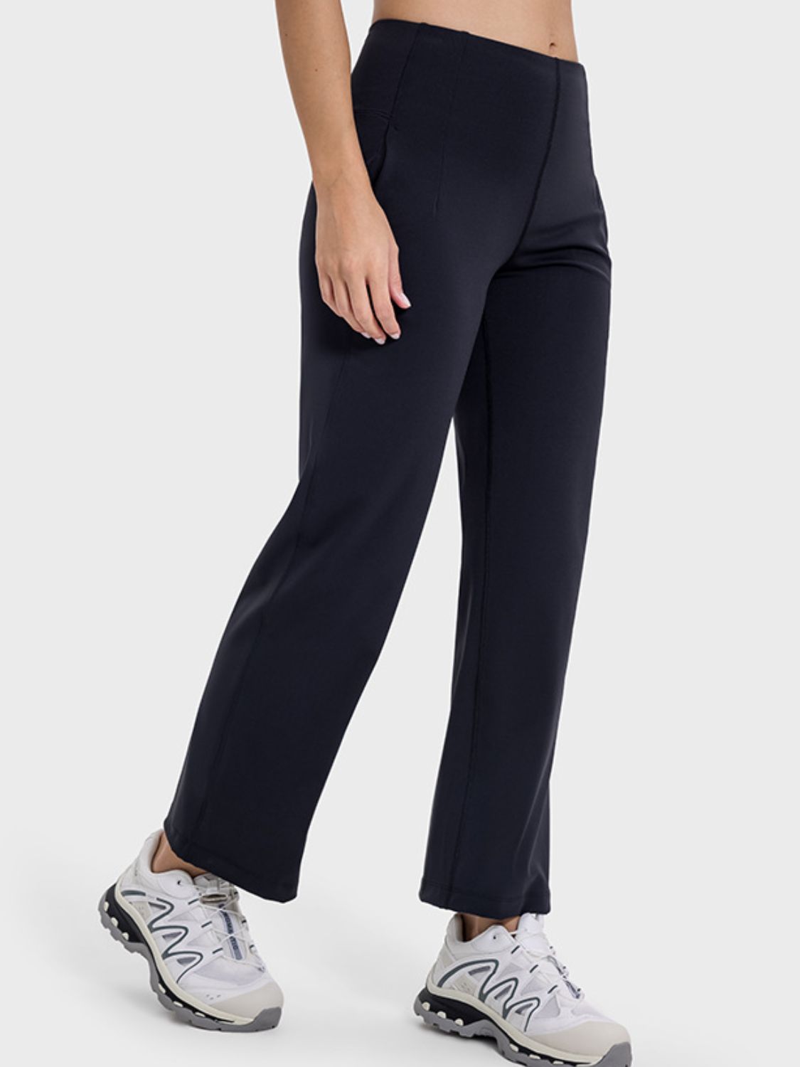 Millennia Pocketed High Waist Active Pants - Little Miss Vanilla