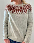 Women's Fashion Round Neck Multicolor Loose Leisure Pullover Knitwear Sweater