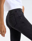 Basic Bae Pocketed Highly Stretchy Bootcut Jeans - Little Miss Vanilla