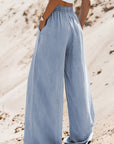 Drawstring Wide Leg Jeans - Little Miss Vanilla