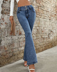 Bootcut Jeans with Pockets - Little Miss Vanilla