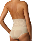 Control Body 311572CH Slip modellante con pelle in pizzo serigrafato