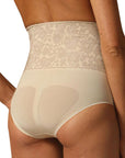 Control Body 311572CH Slip modellante con pelle in pizzo serigrafato