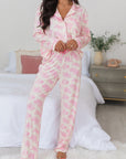 Pink Floral Long Sleeve and Pants Pajamas Set - Little Miss Vanilla