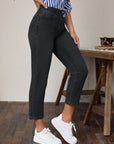 High Waist Jeans with Pockets - Little Miss Vanilla