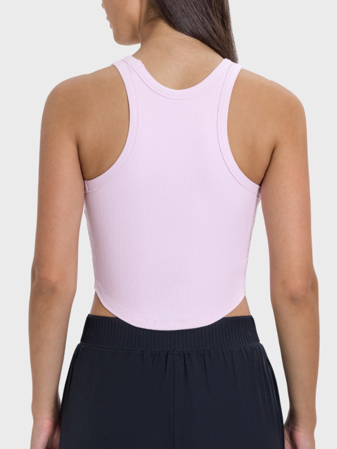 Millennia Round Neck Racerback Active Tank - Little Miss Vanilla