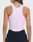 Millennia Round Neck Racerback Active Tank - Little Miss Vanilla