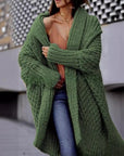 Autumn And Winter Long Thick Sweater Cardigan For Women