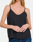 Zenana Two Layered Spaghetti Strap Cami - Little Miss Vanilla